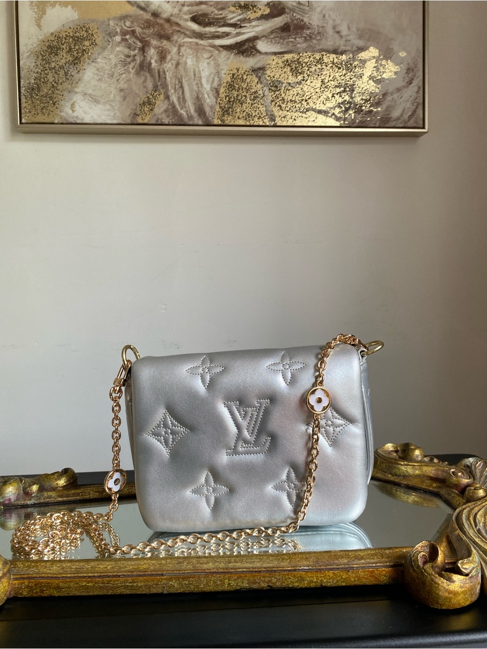 QUILTED CHAIN SHOULDER BAG